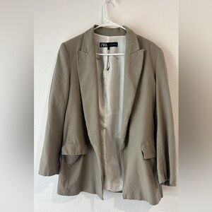 Zara Women's Classic Beige Blazer